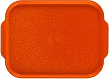 Поднос столовый мки021, 450х355 мм с ручками оранжевый