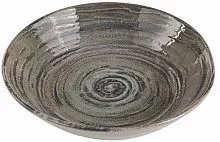 Салатник PORLAND Stoneware Vintage 17DC23 фарфор, D=23, H=4,9см, темно-серый