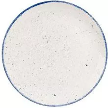 Тарелка мелкая CHURCHILL Stonecast Hints SHBIEV101 фарфор, D=26 см, белый, синий
