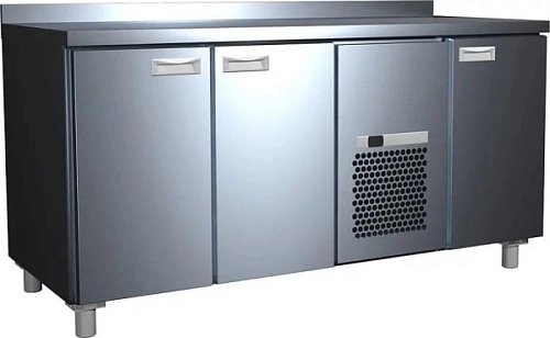 Стол морозильный CARBOMA T70 L3-1 9006-2 (3GN/LT) корпус серый, 3 двери с бортом