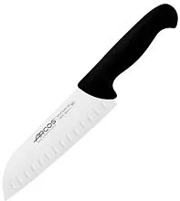 Нож поварской ARCOS 290625 сталь нерж., полипроп., L=31/18, B=5см, черный, металлич.