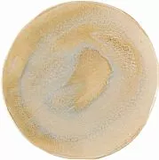 Блюдо круглое PORLAND Stoneware Pearl 18DC31 фарфор, D=30, H=2 см, бежевый