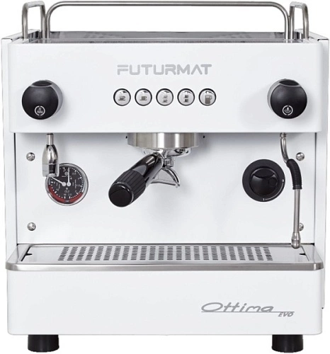 Кофемашина рожковая QUALITY ESPRESSO FUTURMAT Ottima Evo 1G Tall Elec 1 высокая группа, белый