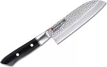Нож кухонный сантоку KASUMI Hammer 74013 сталь VG10, полимер, L=13 см