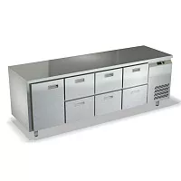 Стол холодильный ТЕХНО-ТТ СПБ/Т-222/16-2207 под тепловое оборудование