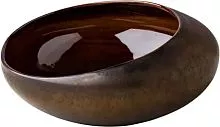 Салатник STYLE POINT Raw RD18423 керамика, D=21, H=8,1 см, коричневый