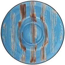 Тарелка глубокая WILMAX Scratch WL-668624/A фарфор, D=25,5 см, голубой