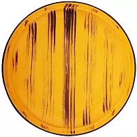 Тарелка мелкая WILMAX Scratch WL-668419/A фарфор, D=23 см, желтый