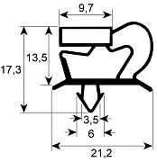 Уплотнение SAGI для шкафа 37Q2590