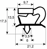 Уплотнение SAGI для шкафа 37Q2590