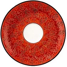 Блюдце WILMAX Splash WL-667234/B фарфор, D=12 см, красный