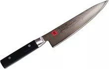 Нож кухонный шеф KASUMI Damascus 88024 сталь VG10, дерево, L=24 см