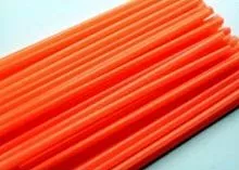 Палочки пластиковые для сахарной ваты Завод пластмасс красные 370мм 100 шт