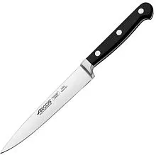 Нож поварской ARCOS 255900 сталь нерж., полиоксиметилен, L=270/160, B=24мм, черный, металлич.
