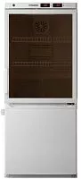 Шкаф холодильный комбинированный лабораторный POZIS ХЛ-250 тонированное стекло/металл
