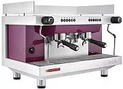 Кофемашина рожковая SANREMO Zoe SED 2 низкие группы, бело-красный