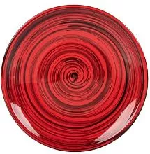 Тарелка мелкая Борисовская Керамика КРП00015793 керамика, D=22, H=2см, красный