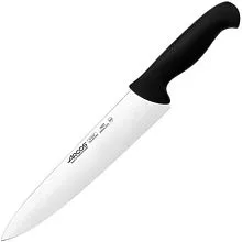 Нож поварской ARCOS 292225 сталь нерж., полипроп., L=387/250, B=51мм, черный, металлич.