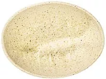 Блюдо овальное WILMAX Sandstone WL-661317/A фарфор, L=8, B=6, H=3см, песочный