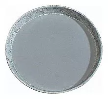 Поднос пластик APS круглый D36 см серый 00501
