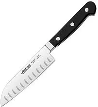 Нож поварской ARCOS 256900 сталь нерж., полиоксиметилен, L=26/14см, черный, металлич.