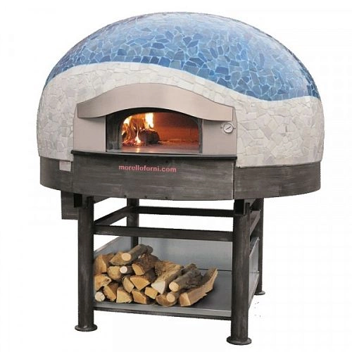 Печь для пиццы MORELLO FORNI на дровах LP180 сUPOLA MOSAIC