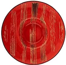 Тарелка глубокая WILMAX Scratch WL-668226/A фарфор, 250 мл, D=27 см, красный
