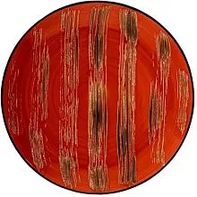 Блюдо круглое WILMAX Scratch WL-668211/A фарфор, D=18 см, красный