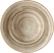 Тарелка для пасты BONNA Аура Террин ATRGRM30CK фарфор, 550 мл, D=30 см, коричневый