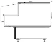 Прилавок CARBOMA G120 N 0,94-7