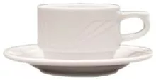 Чашка кофейная LUBIANA Аркадия 580 фарфор, 80мл, D=60, H=45, B=90мм, белый