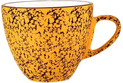 Чашка WILMAX Splash WL-667436/A фарфор, 300мл, желтый