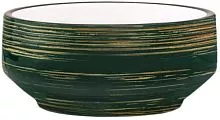 Бульонница WILMAX Spiral WL-669538/A фарфор, 400 мл, D=12,5см, зеленый