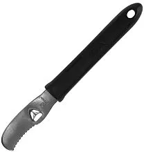 Нож для цедры ILSA 20300000IVV нерж.сталь, полипропилен, L=18, B=2см, черный/металлич.