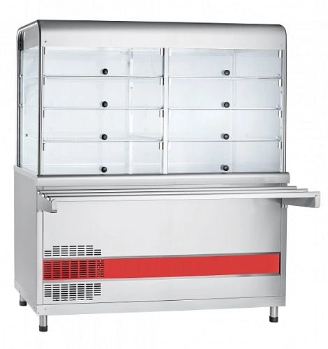 Прилавок-витрина холодильный ABAT АСТА ПВВ(Н)-70КМ-С-01-НШ