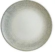 Тарелка мелкая BONNA Свэй SWYGRM19DZ фарфор, D=19 см, серый