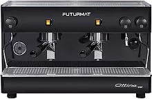 Кофемашина рожковая QUALITY ESPRESSO FUTURMAT Ottima Evo Semi 2 низкие группы, черный