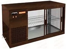 Настольная холодильная витрина HICOLD VRL 1100 L Brown