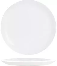 Тарелка мелкая ARCOROC Эволюшн N9360 опал, D=27см, белый