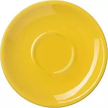 Блюдце DOPPIO Пур-Амор 11.31.1 фарфор, D=12 см, желтый