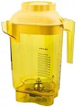 Контейнер в сборе для блендера VITAMIX BARBOSS и DRINK MACHINE (мерн.град..тритан.0,9л) цвет желтый