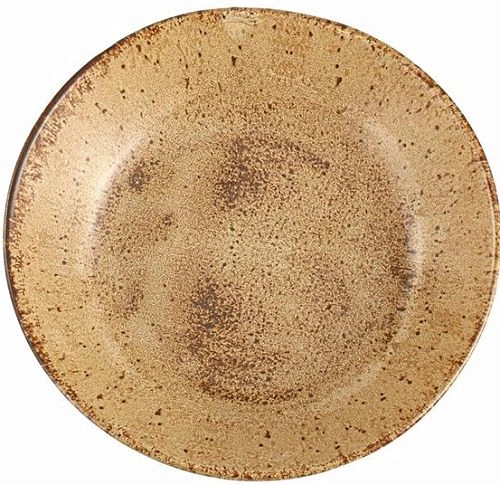 Салатник PORLAND Stoneware Natura 17DC23 фарфор, D=23, H=4,9 см, бежевый