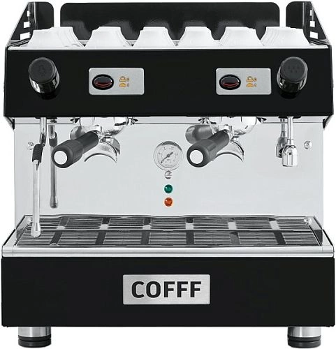 Кофемашина рожковая COFFF Bistro 2 S Compact TC 2 высокие группы, черный