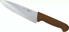 Нож поварской P.L. Proff Cuisine Pro-line 73024528 нерж.сталь, пластик, L=25 см, коричневый