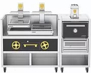 Гриль-печь JOSPER Combo CVJ-50-2-1-PRO-S