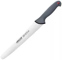 Нож для хлеба ARCOS 242800 сталь нерж., полипроп., L=38/25см, серый