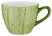 Чашка кофейная BONNA Аура Терапи ATHRIT01KF фарфор, 80 мл, D=6,4, H=5,3 см, зеленый