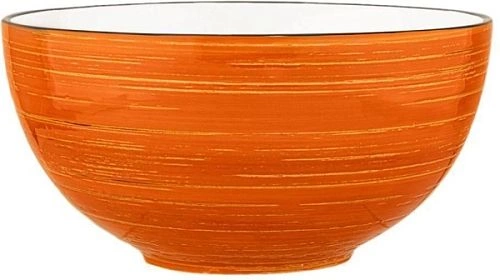Салатник WILMAX Spiral WL-669329/A фарфор, 250 мл, оранжевый