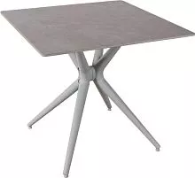 Стол обеденный JET CERAMIC столешница квадрат, прямая кромка, подстолье пластик