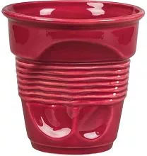 Чашка кофейная P.L. Proff Cuisine Бариста 81223260 фарфор, 400 мл, D=10,3, H=10,3 см, красный